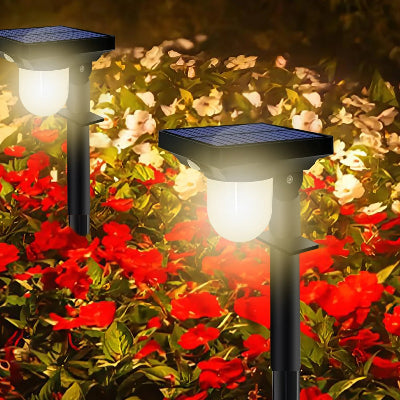 Lampe détecteur de mouvement exterieur solaire EcoSécurité plusieurs allumées jardin nocturne