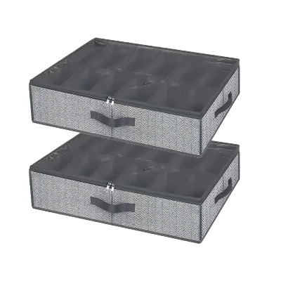 Rangement chaussures sous lit Anti-Poussière gris