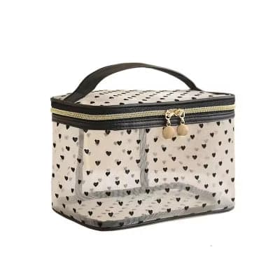 Trousse de toilette femme pratique Élégante Voyage jaune