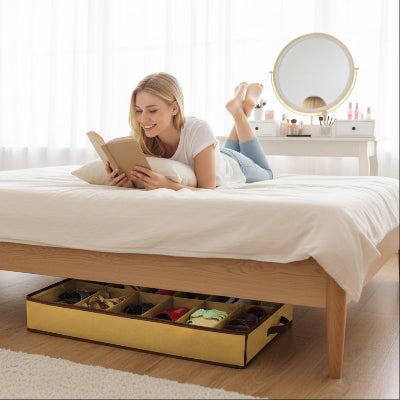 Rangement chaussures sous lit chambre jeune fille