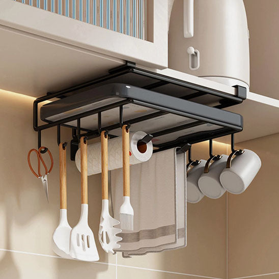 Etagère-cuisine-innovante-rangement-innovant-placée-sous-étagère-blanche