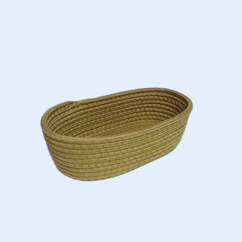 Panier-de-rangement-ovale-rangement-Innovant-kaki