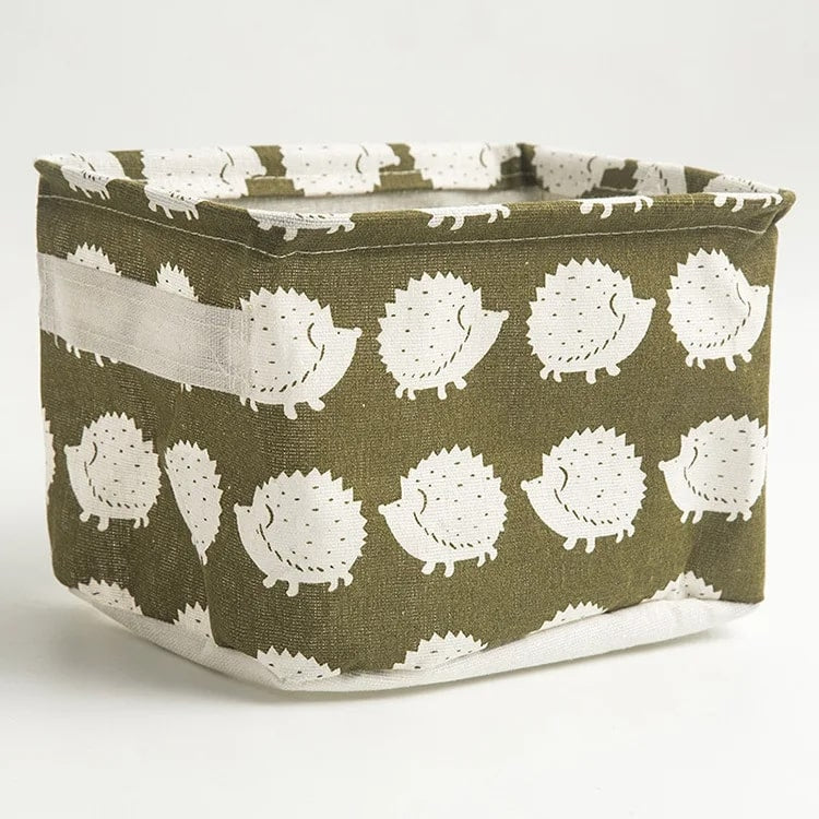Panier-rangement-pliable-multifonctionnel-rangement-innovant-motifs-hérisson-style-11