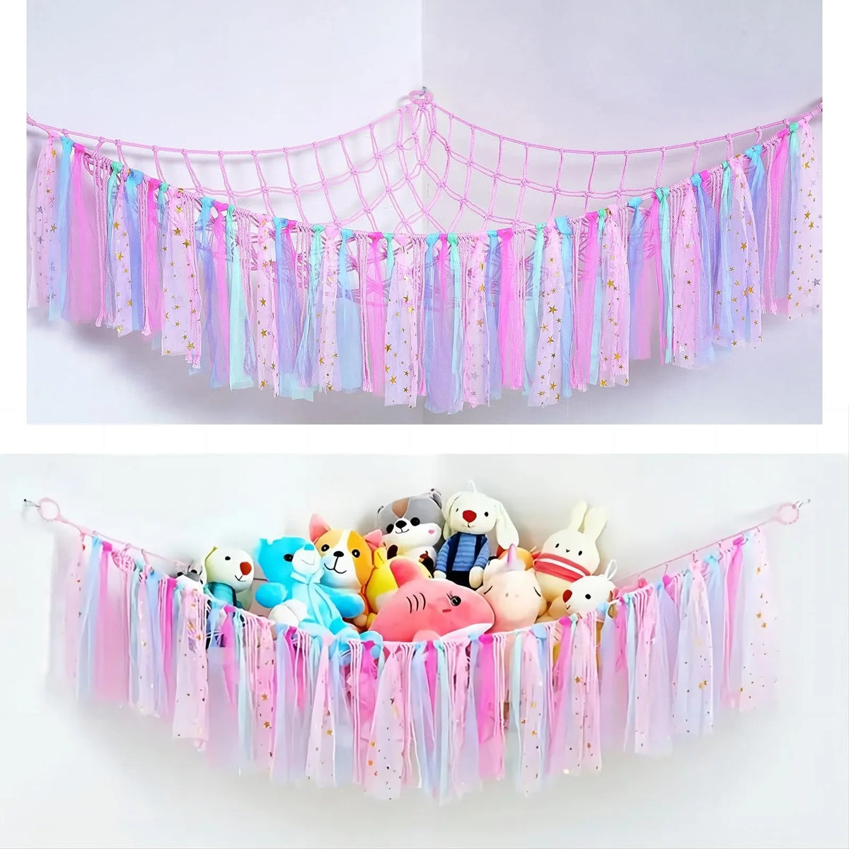 Rangement-Chambre-Enfant-Range-Peluches-StorageHammock™-Rangement-Innovant-rose-bleu-violet