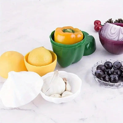 Rangement Cuisine - Boîte de Conservation Alimentaire VeggieKeeper™ - Citron - Rangement Innovant