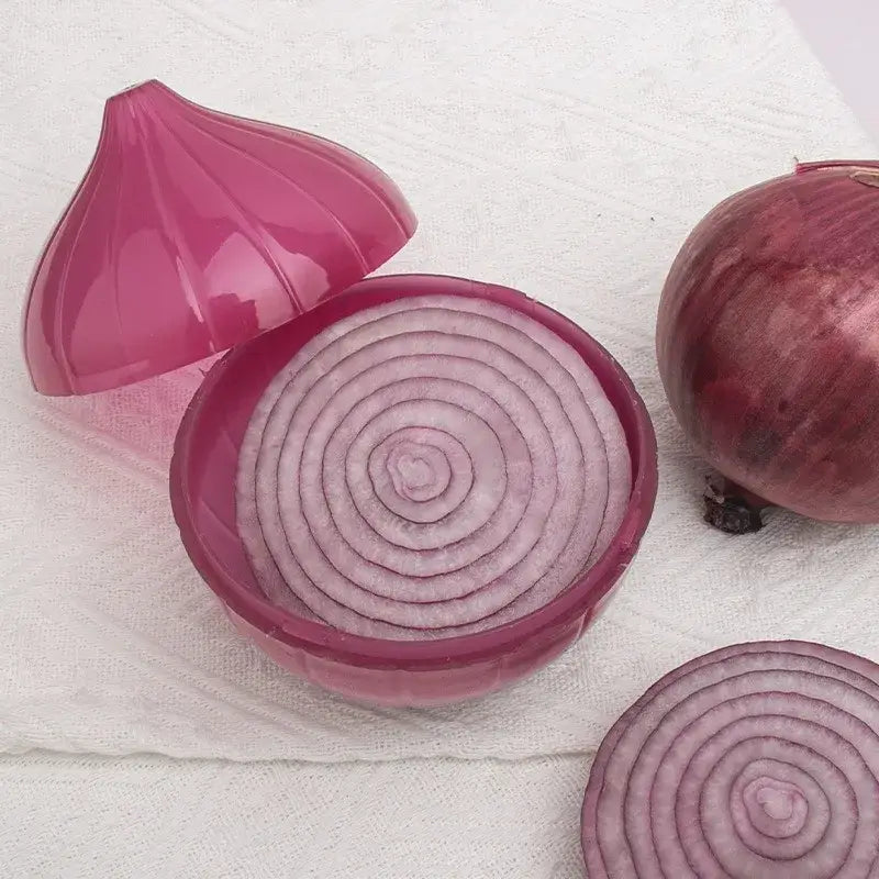 Rangement Cuisine - Boîte de Conservation Alimentaire - VeggieKeeper™ - Oignon - Rangement Innovant