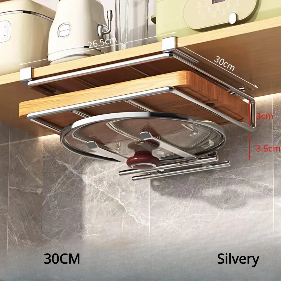 Rangement-cuisine-étagère-innovante-modèle-argenté-taille-L-style-trois