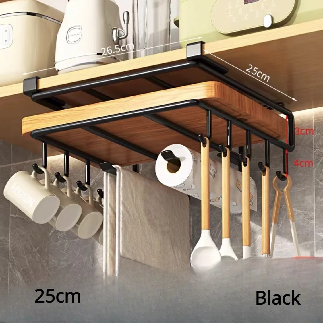 Rangement-cuisine-étagère-innovante-modèle-noir-taille-M-style-quatre