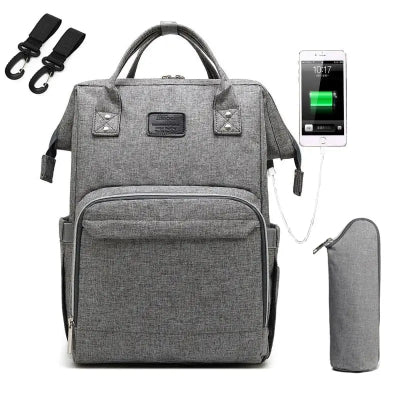 SAC-A-DOS-A-LANGER-Rangement-Innovant-tq01-gris-clair-usb