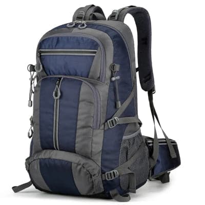 Sac de voyage à dos - De Randonnée Polyvalent - Bleu profond - Rangement Innovant