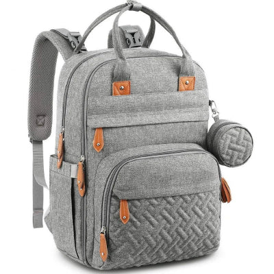 Sac à langer gris foncé