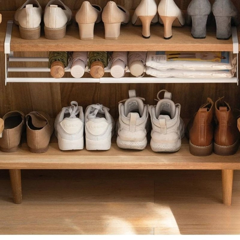Étagère-chaussure-suspendue-extensible-rangement-innovant-contenant-parapluies