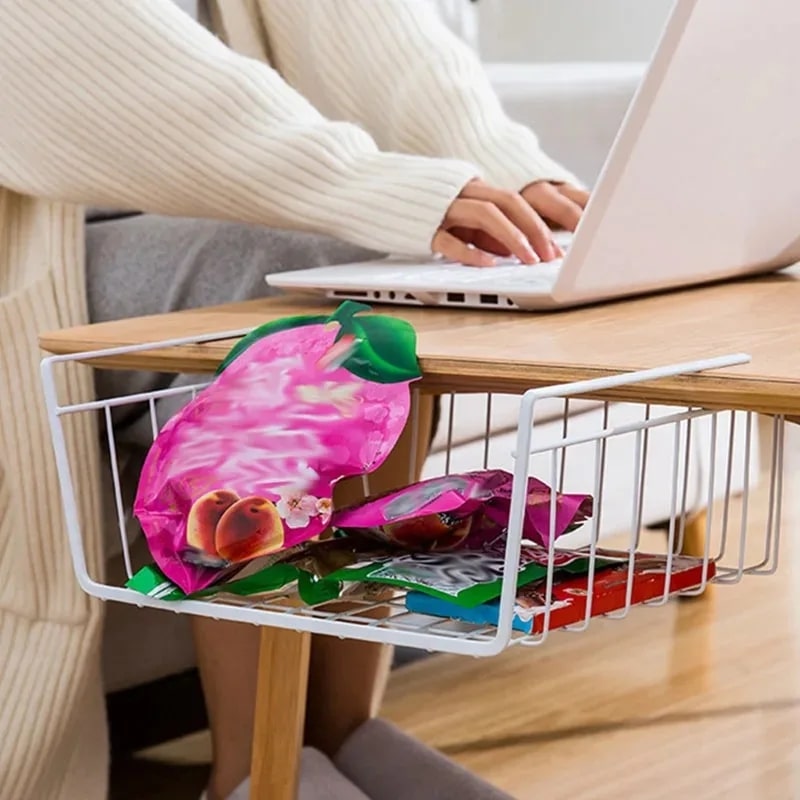 paniers-de-rangement-polyvalents-rangement-innovant-acroché-au bureau
