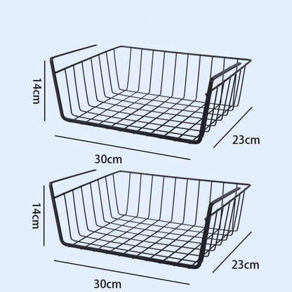 paniers-de-rangement-polyvalents-rangement-innovant-trompette-noir-deux-pièces