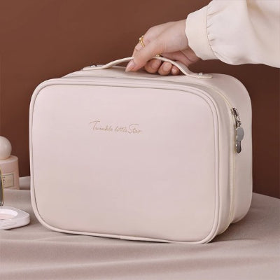 Trousse maquillage - OrganizeBeauty - Rangement innovant - Couleur blanche  - fermée