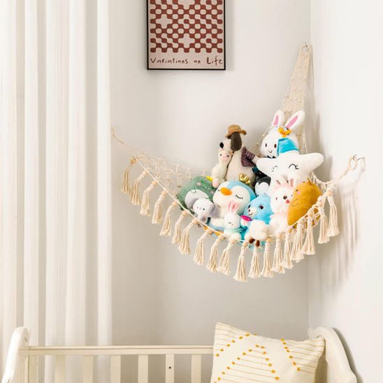 Rangement Chambre Enfant - Range Peluches - StorageHammock™ - Rangement Innovant