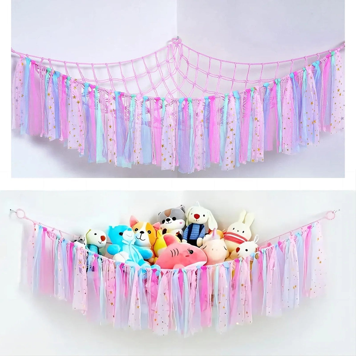 Rangement Chambre Enfant - Range Peluches - StorageHammock™ - Rangement Innovant