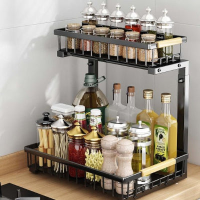 Rangement cuisine - Étagère Polyvalente - Rangement Innovant