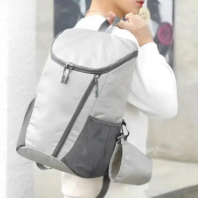 SAC A DOS - Pliable - Bleu - Rangement Innovant