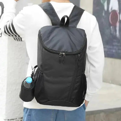 SAC A DOS - Pliable - Bleu - Rangement Innovant