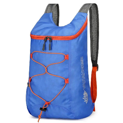 SAC A DOS - Pliable Pratique - Bleu - Rangement Innovant