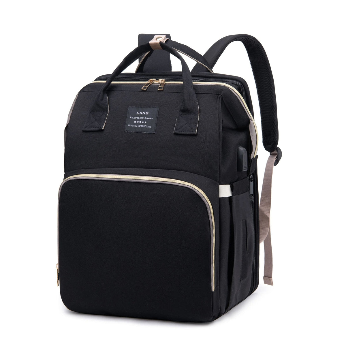Sac de voyage à dos - A langer avec lit intégré - Rangement Innovant
