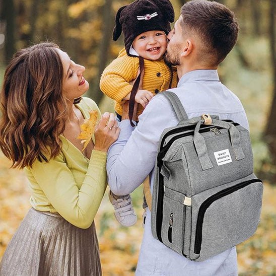 Sac de voyage à dos - A langer avec lit intégré - Rangement Innovant