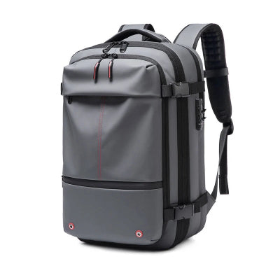 Sac a dos compressible sous vide sans pompe gris