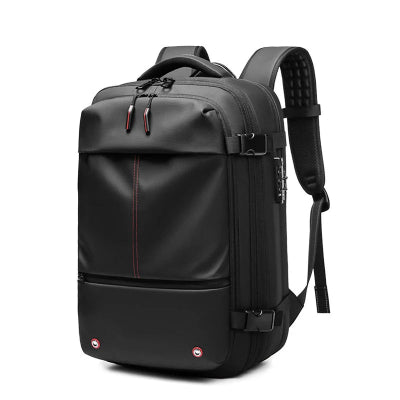 Sac a dos compressible sous vide noir sans pompe fermé