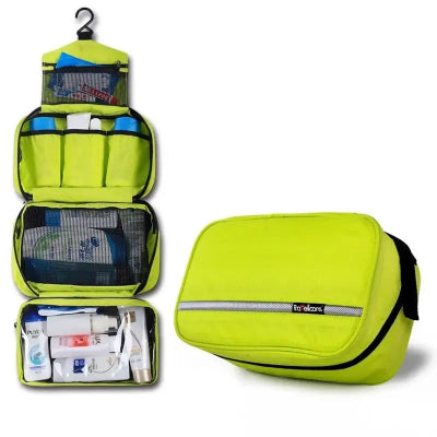 Trousse de toilette - Avec crochet - Vert claire - Rangement Innovant