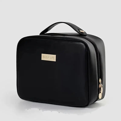 Trousse de toilette femme - polyvalente - Noir - Rangement Innovant